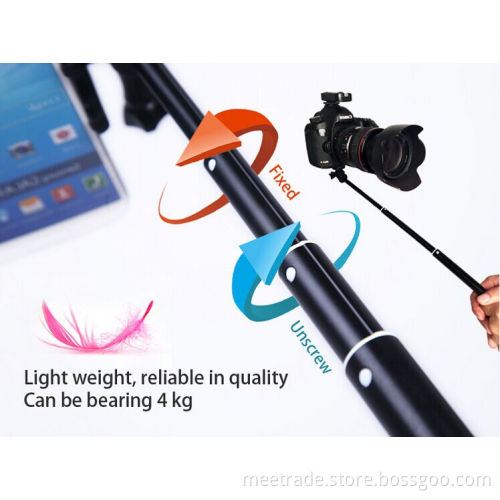 Monopod bluetooth selfie stick zoom function outdoor photo kit travel essential